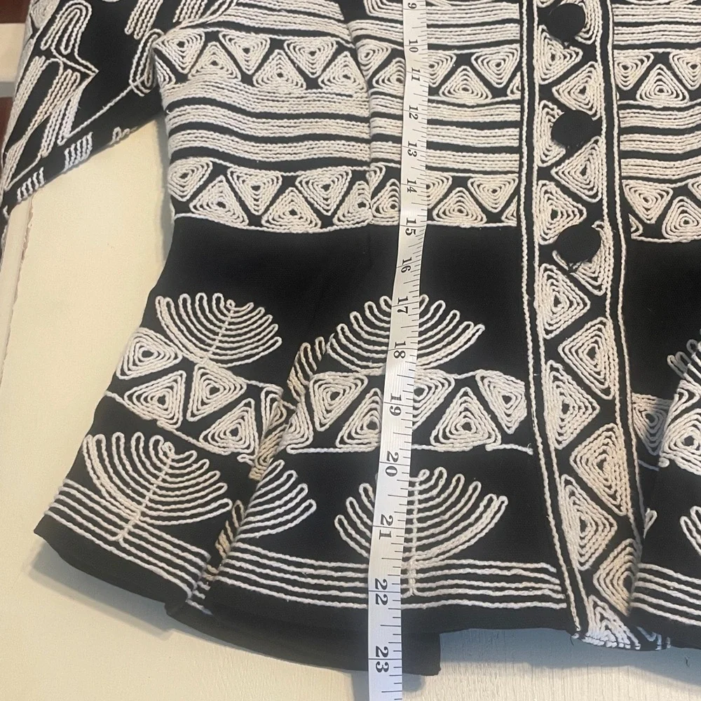 New Antonio Melani x Jennifer Sumko Kathleen Embroidered Twill Quilt Jacket 4 - Picture 14 of 14
